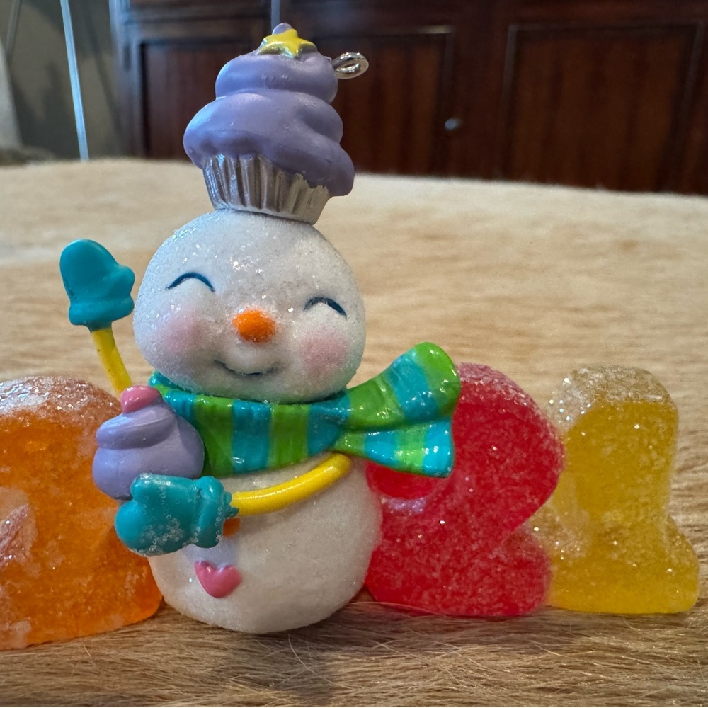 Colorful Snowman Toy with Cupcake Hat 2021